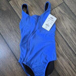 Fascia Blue One-Piece Leotard